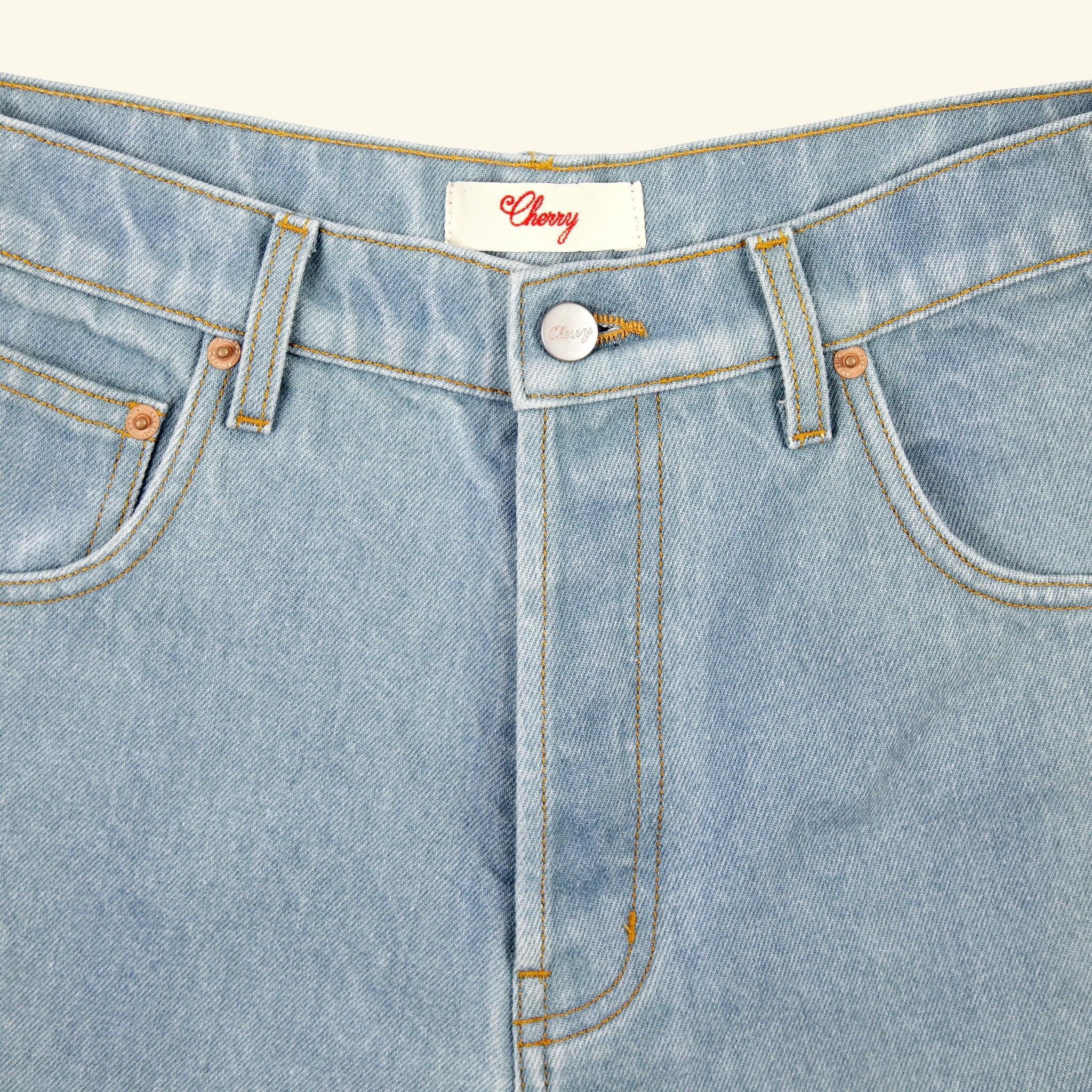 Denim Shorts (Light Wash)