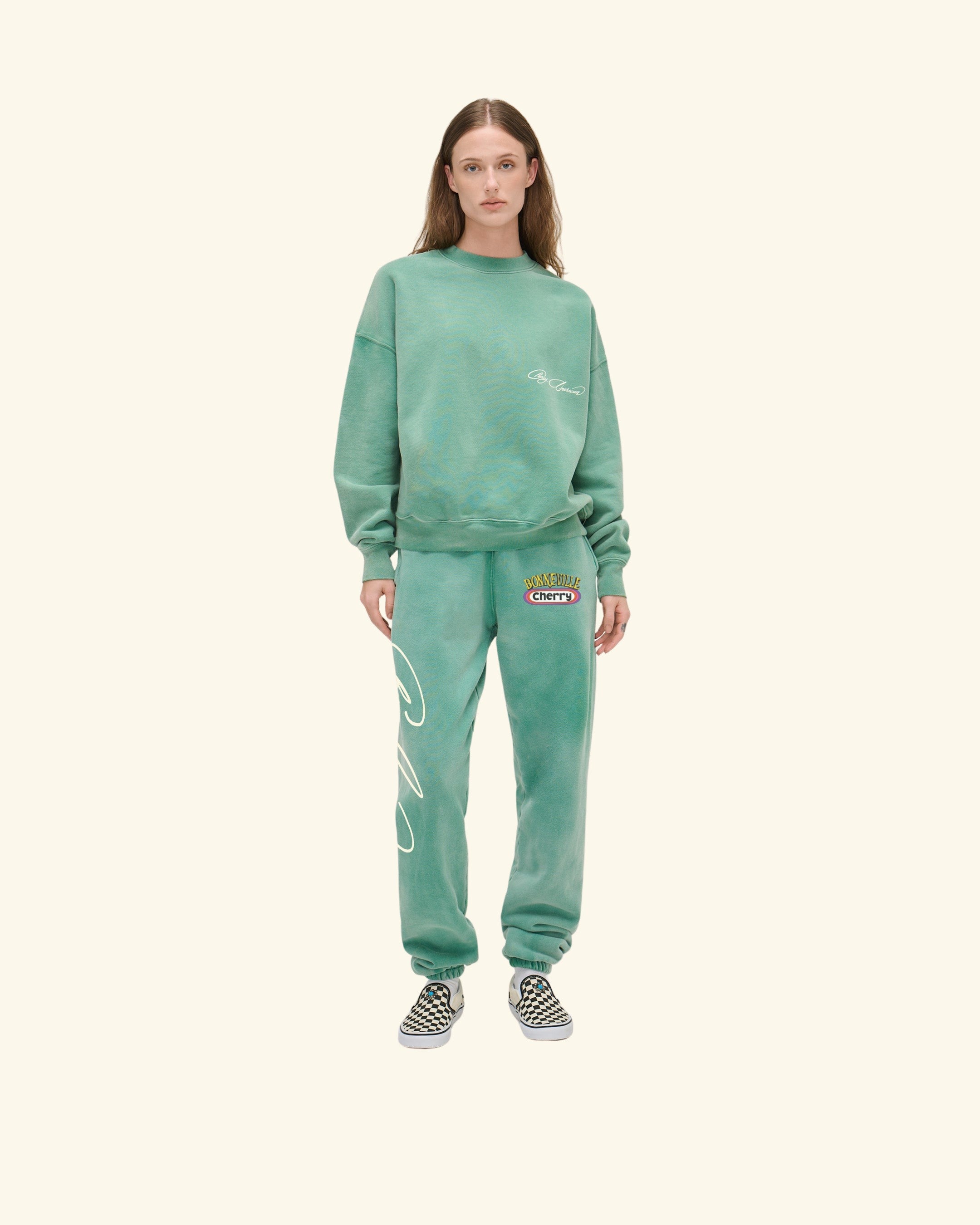 Cherry American Classic Sweatpants (Teal)