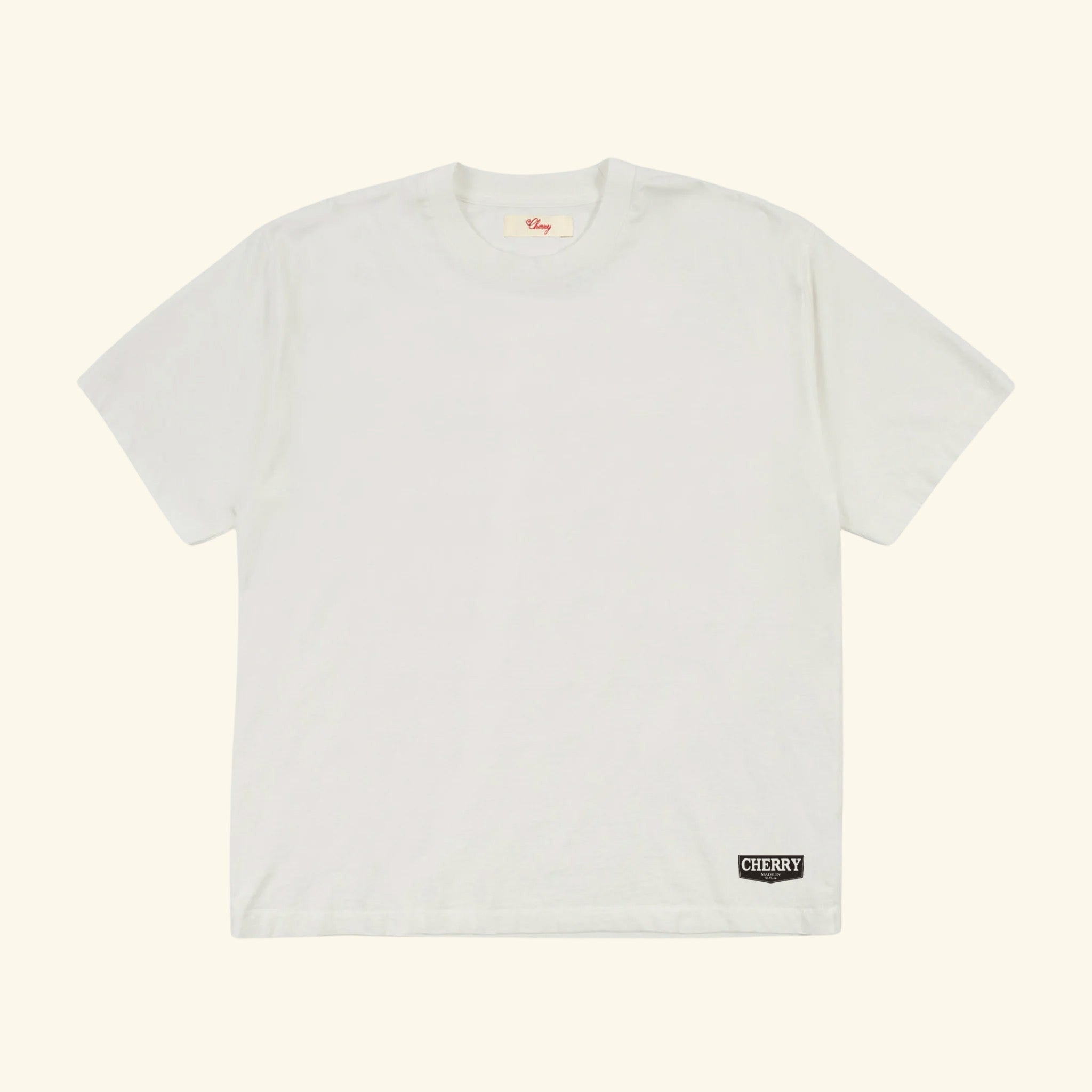 Chevron Classic T-Shirt (Vintage White)