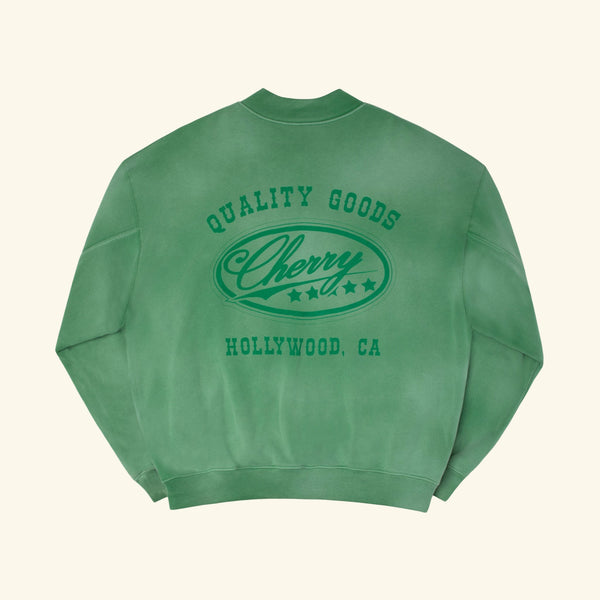 Five Star Zip Up Crewneck – CHERRY LA