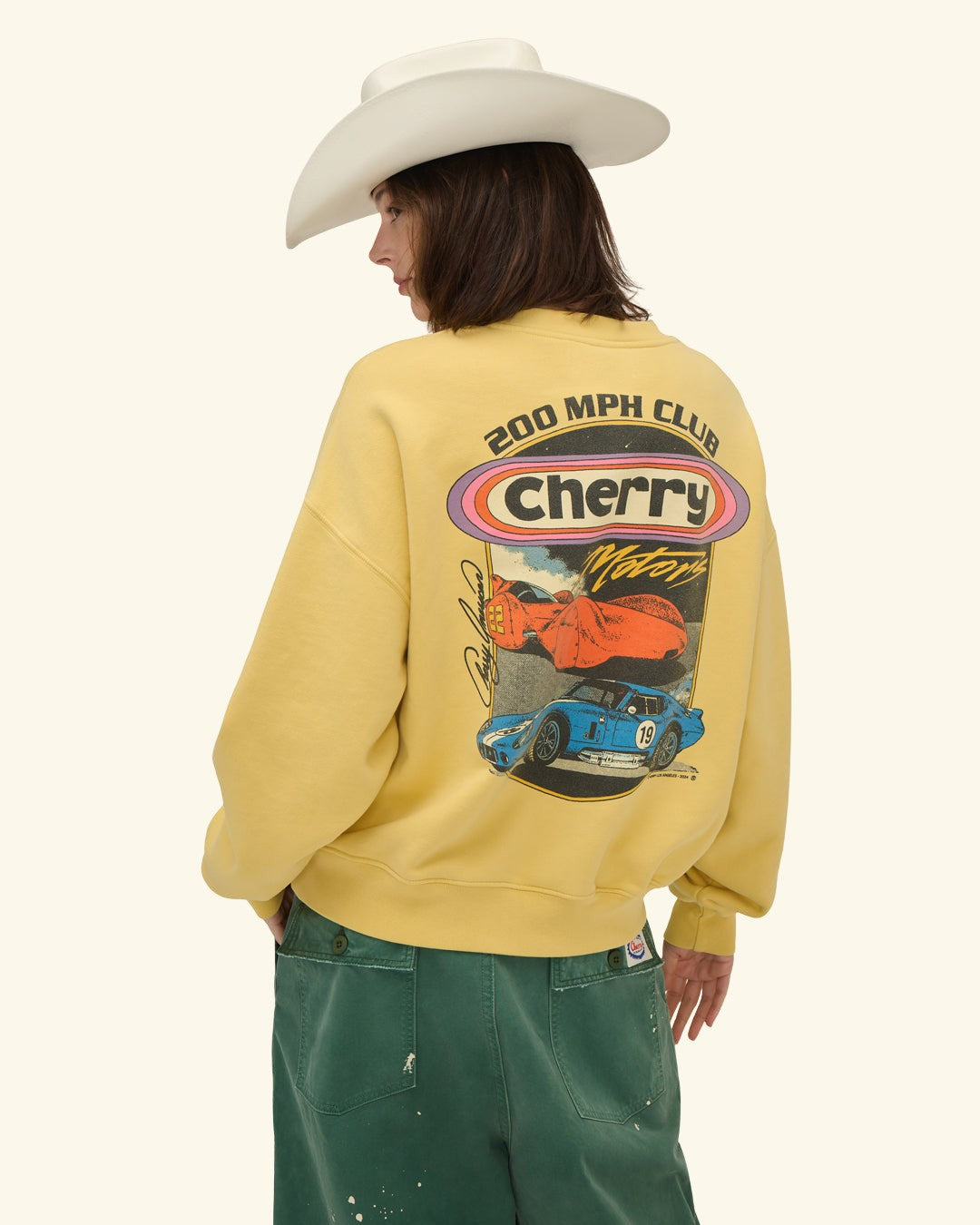Cherry American Crewneck (Butter)