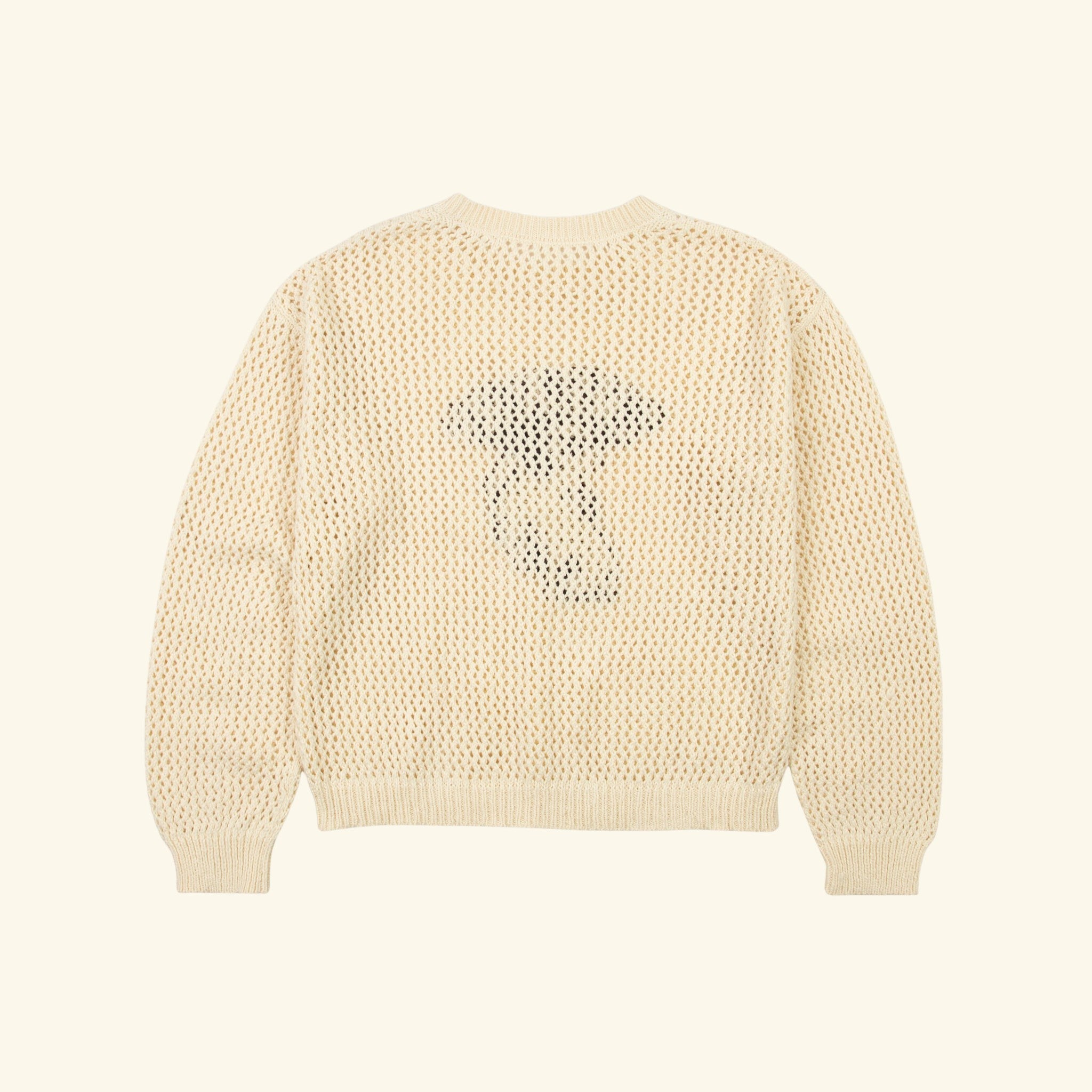 Knit Western Crew (Cream)