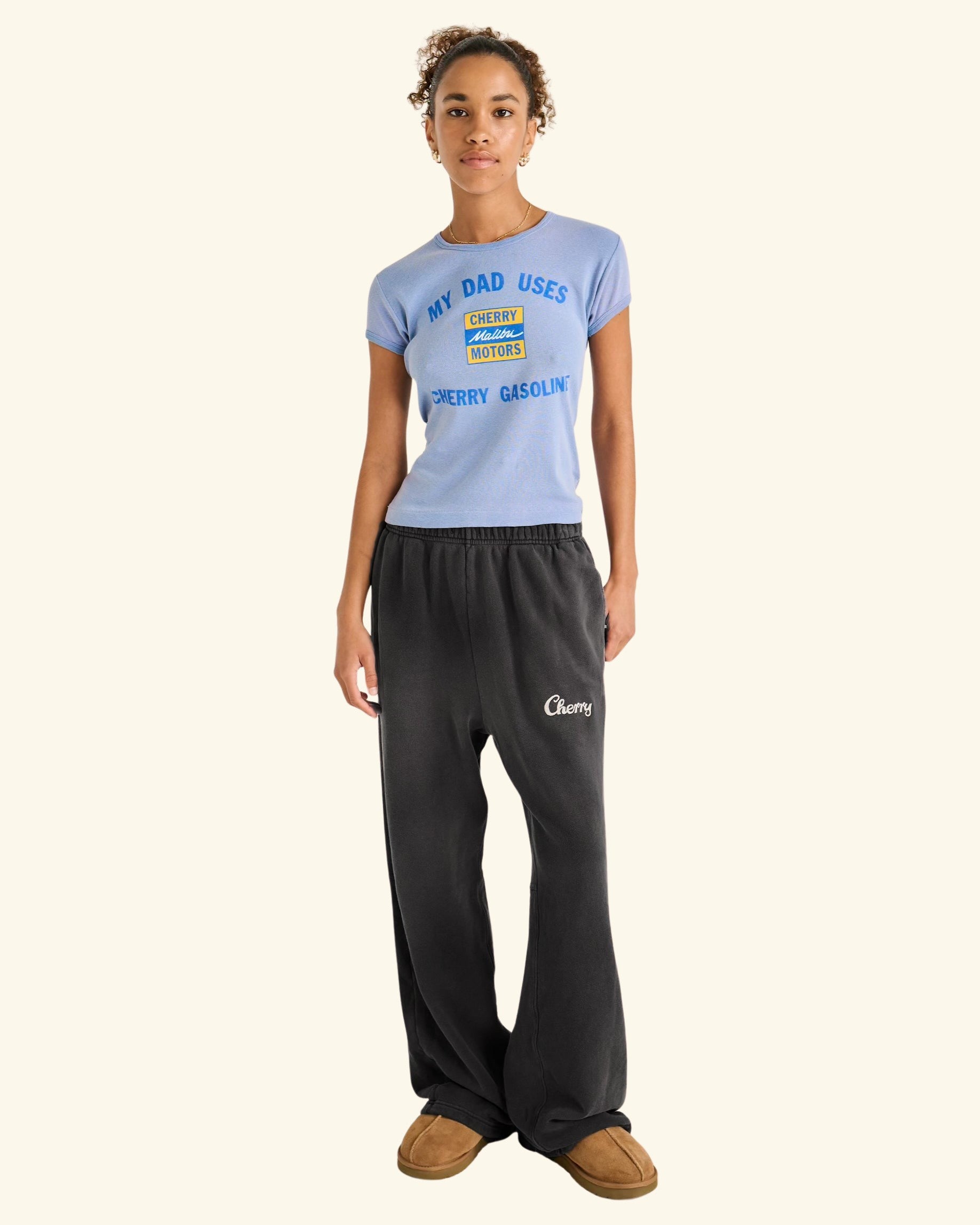 Gasoline Scoop Baby Tee