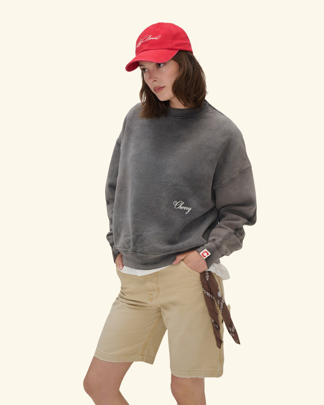 American Classic Crewneck (Sun Faded Black)