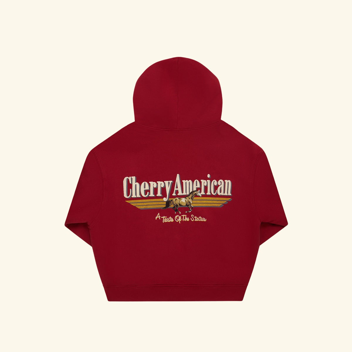 Thermal Zip Up Hoodie (Sun Faded Red)