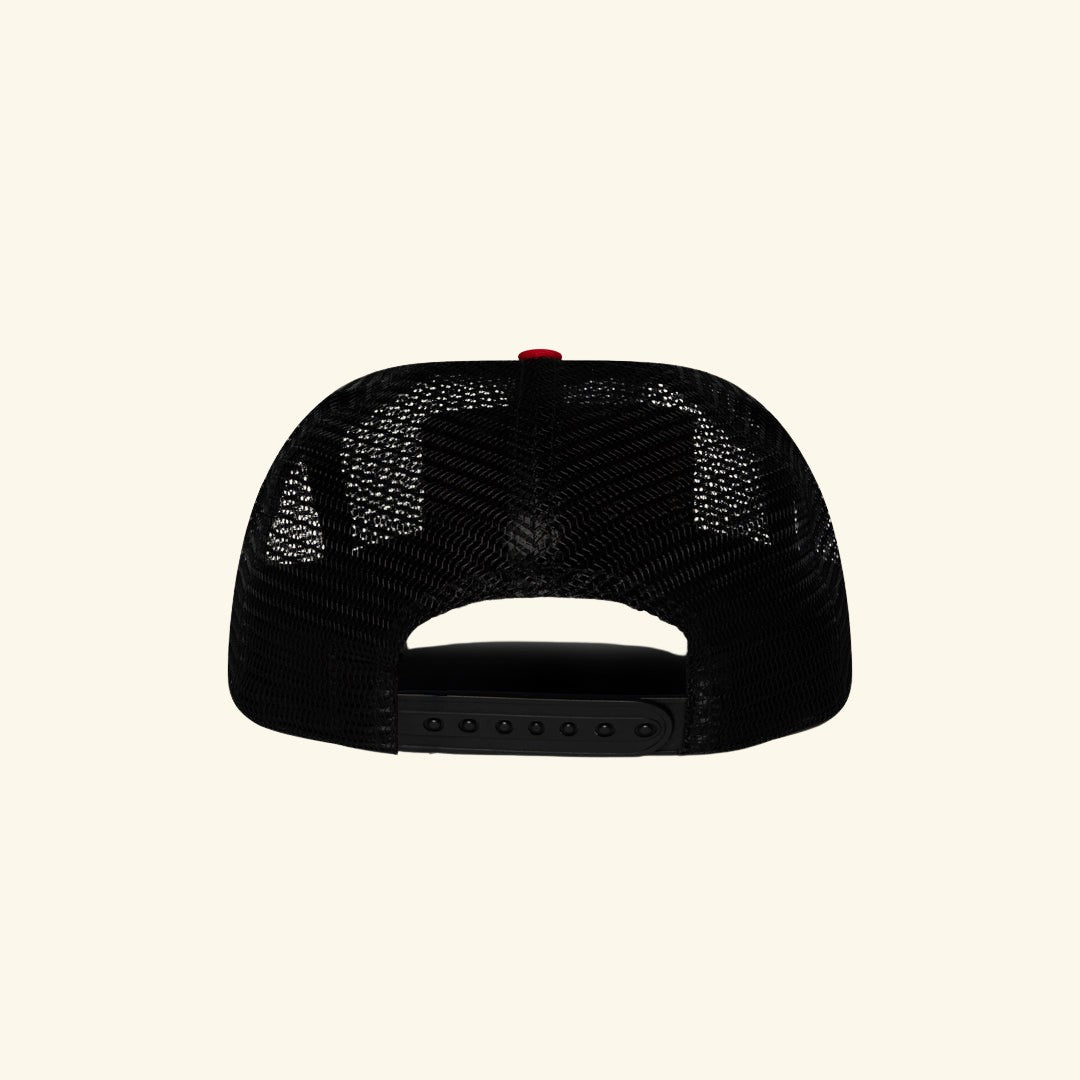 Fox X Cherry Mesh Trucker Hat