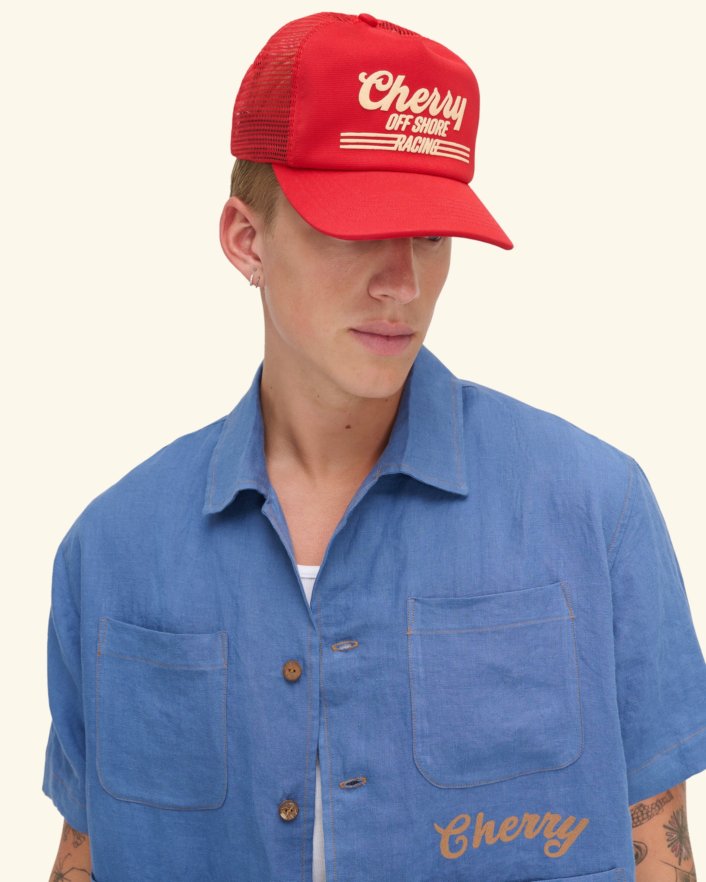 Offshore Trucker Hat (Red)