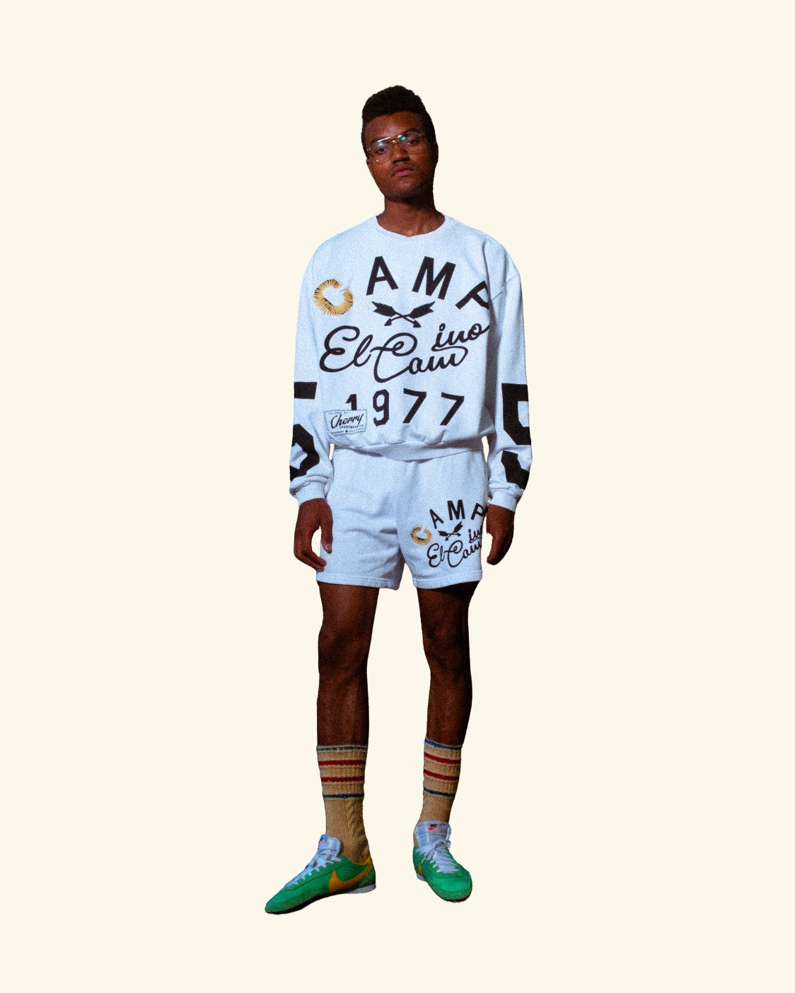 El Cam Midweight Crewneck (White)