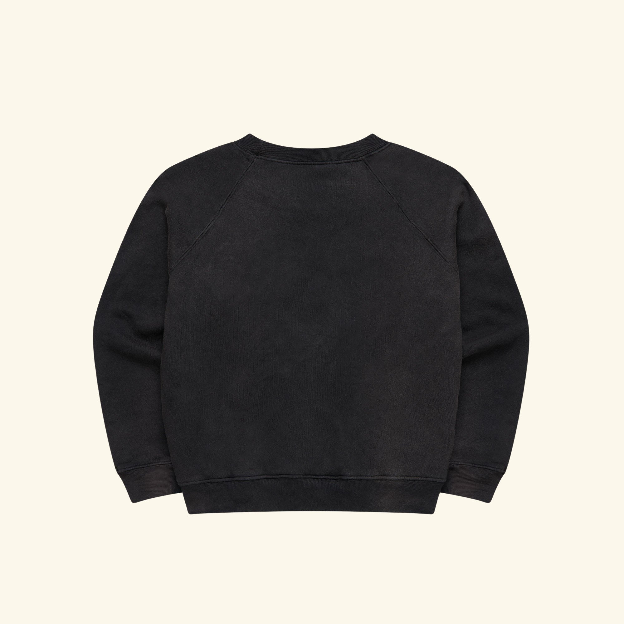 Women's Western Athletic Raglan Crew (Vintage Black)