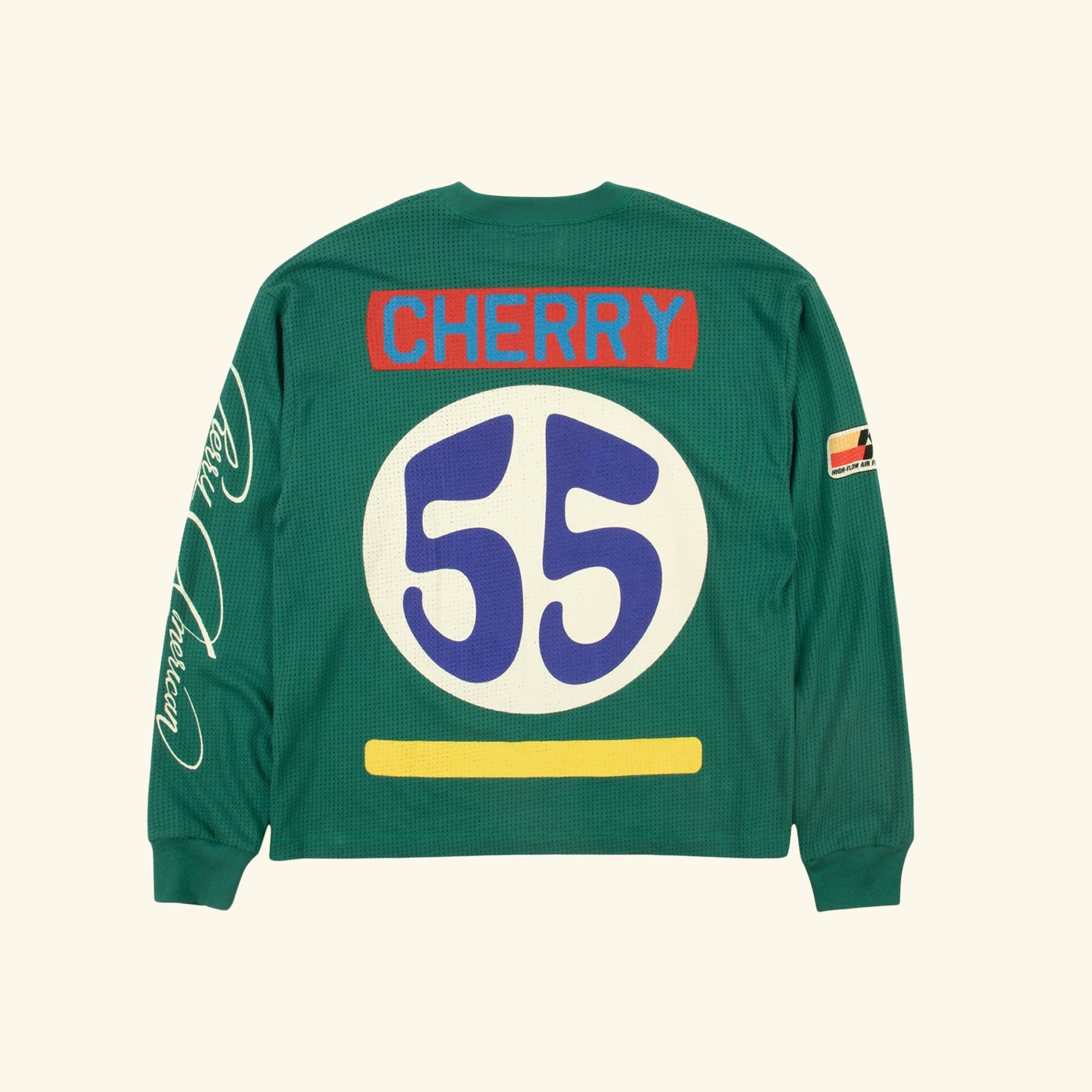 Cotton Mesh Moto Jersey (Teal)