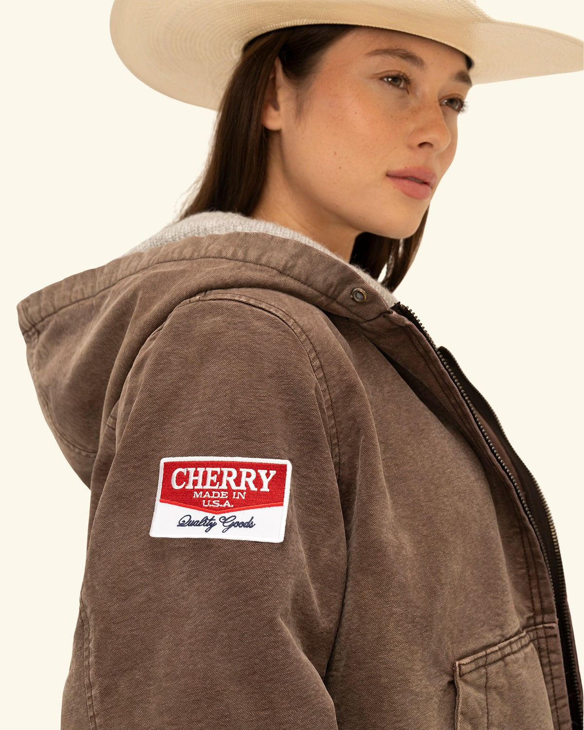 Hooded Canvas Work Jacket