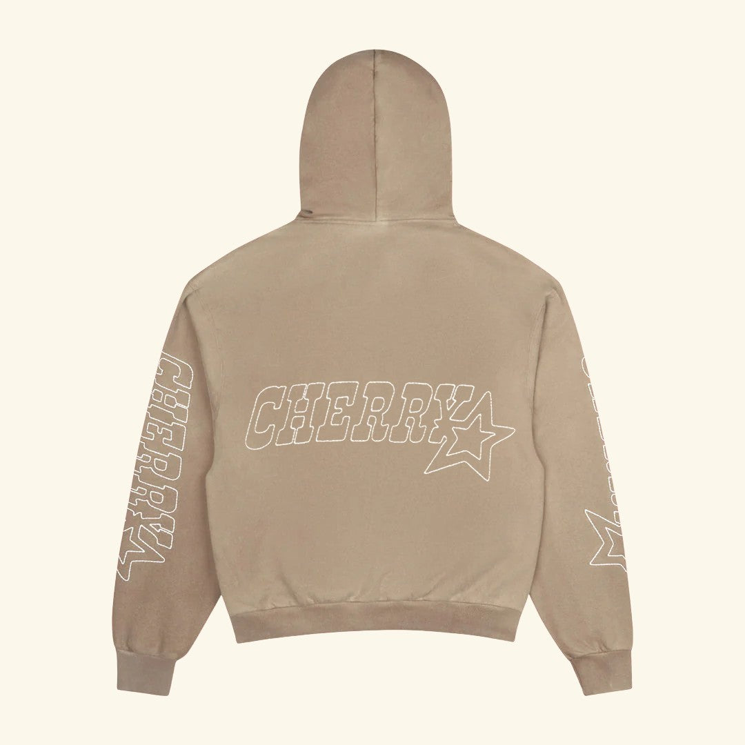 OPENSHUT STAR HOODIE Brown