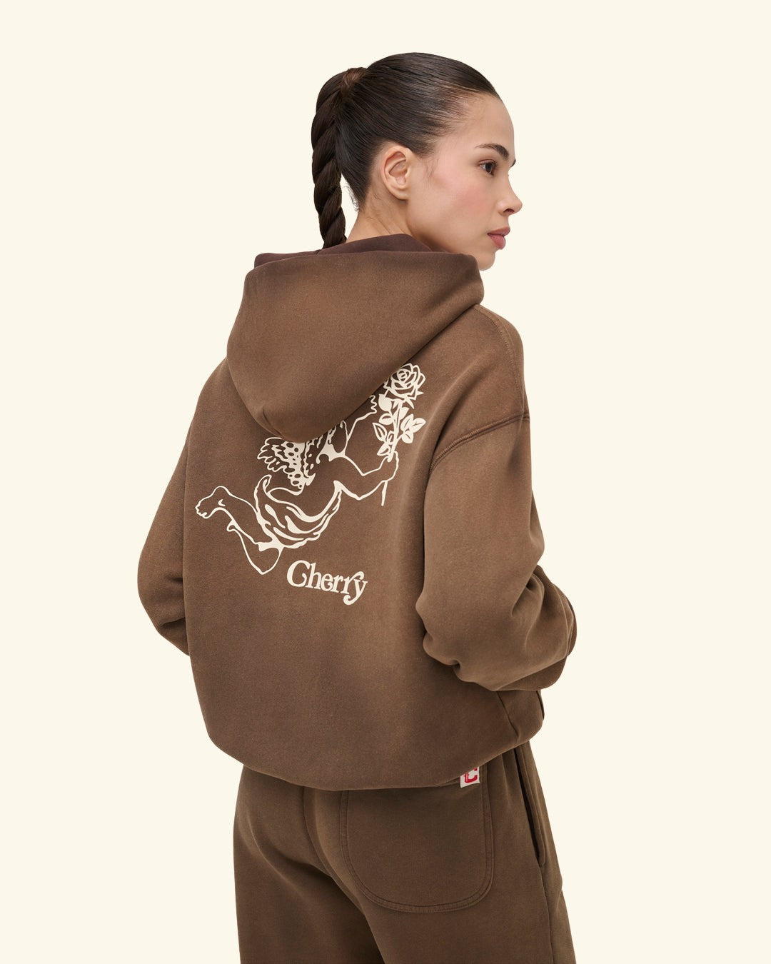 Cherry x GDC Angel Men's Hoodie (Brown)