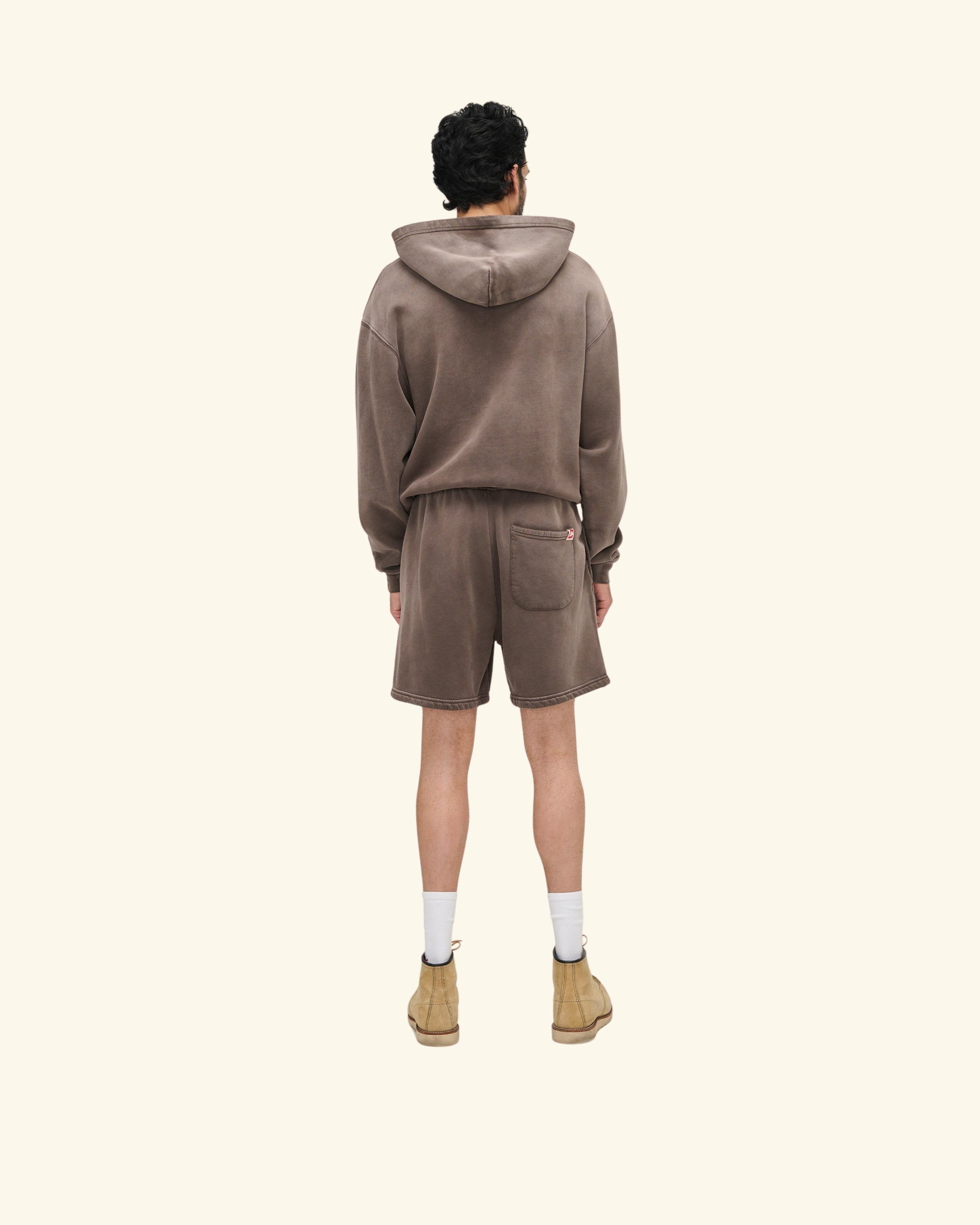 Studded Sweatshorts (Vintage Brown)