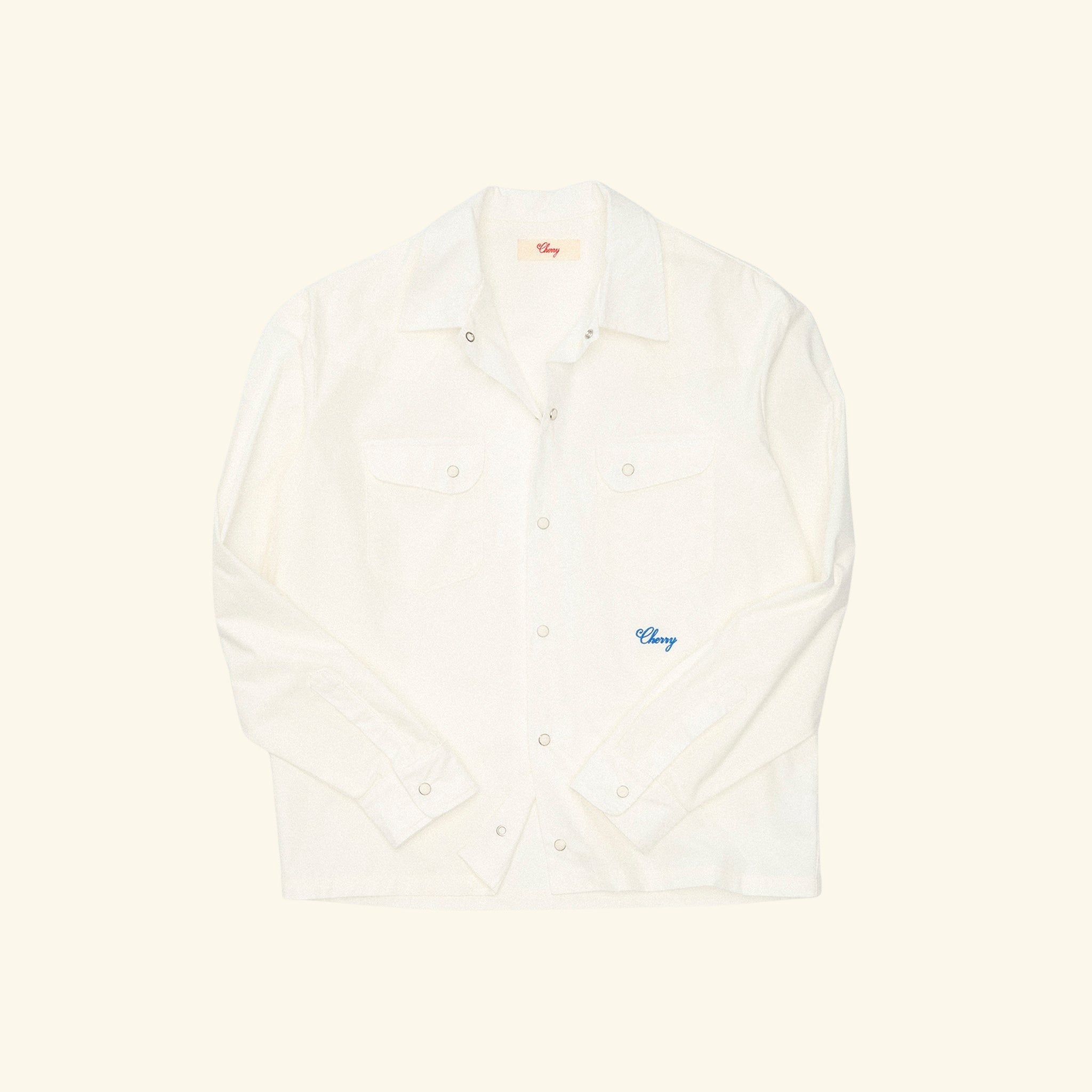 Poplin Western Shirt (White)