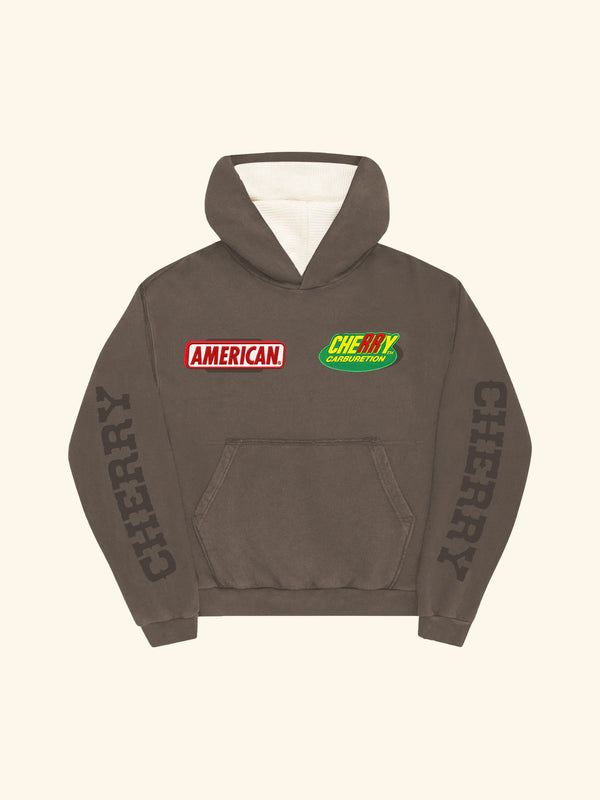 Patch Work Thermal Hoodie