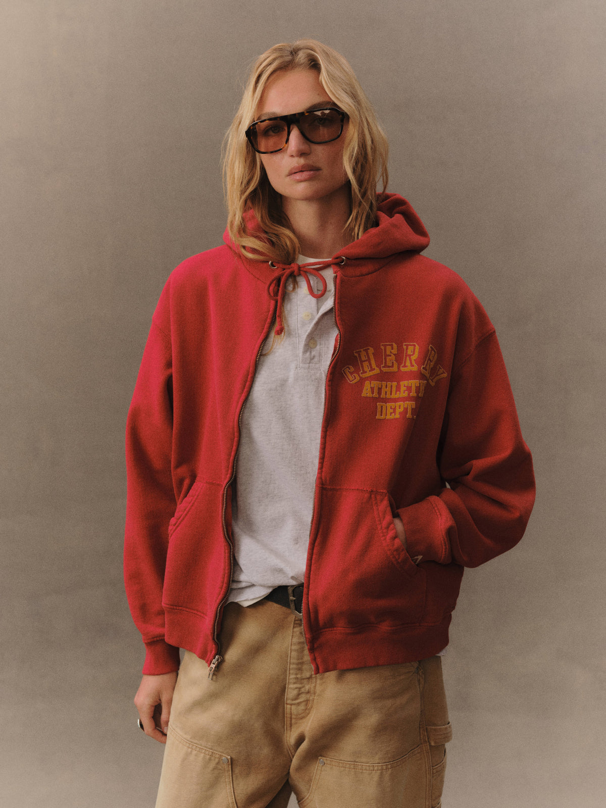 Athletic Zip Hoodie