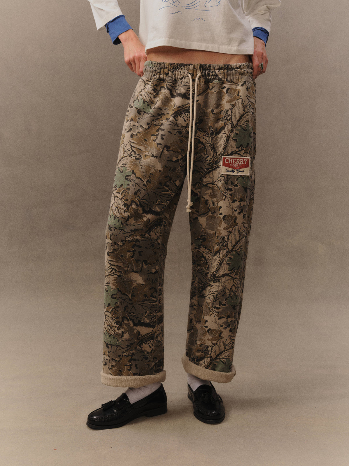 Chevron Parachute Sweatpants