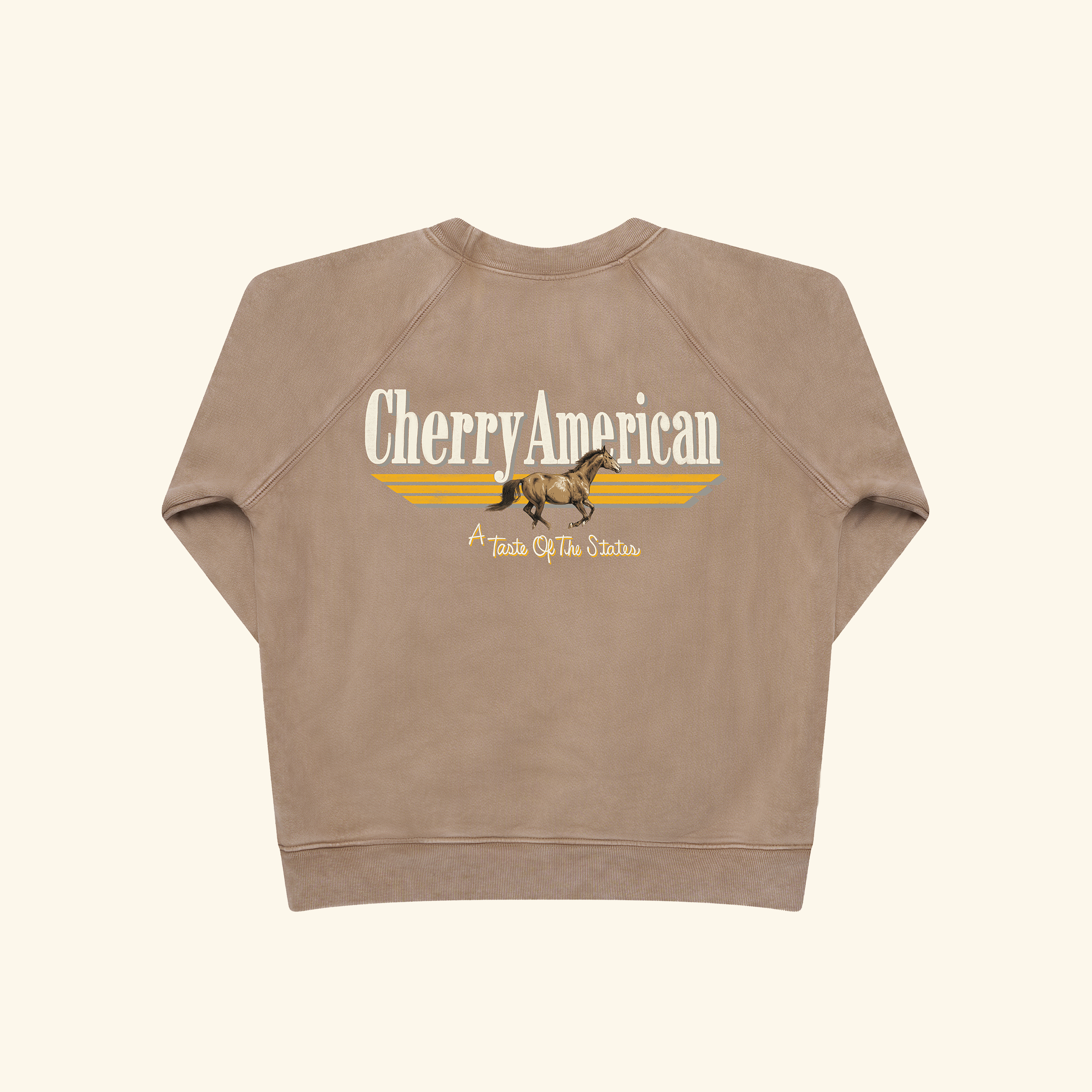 Women's C.A. Raglan Crewneck (Tan)