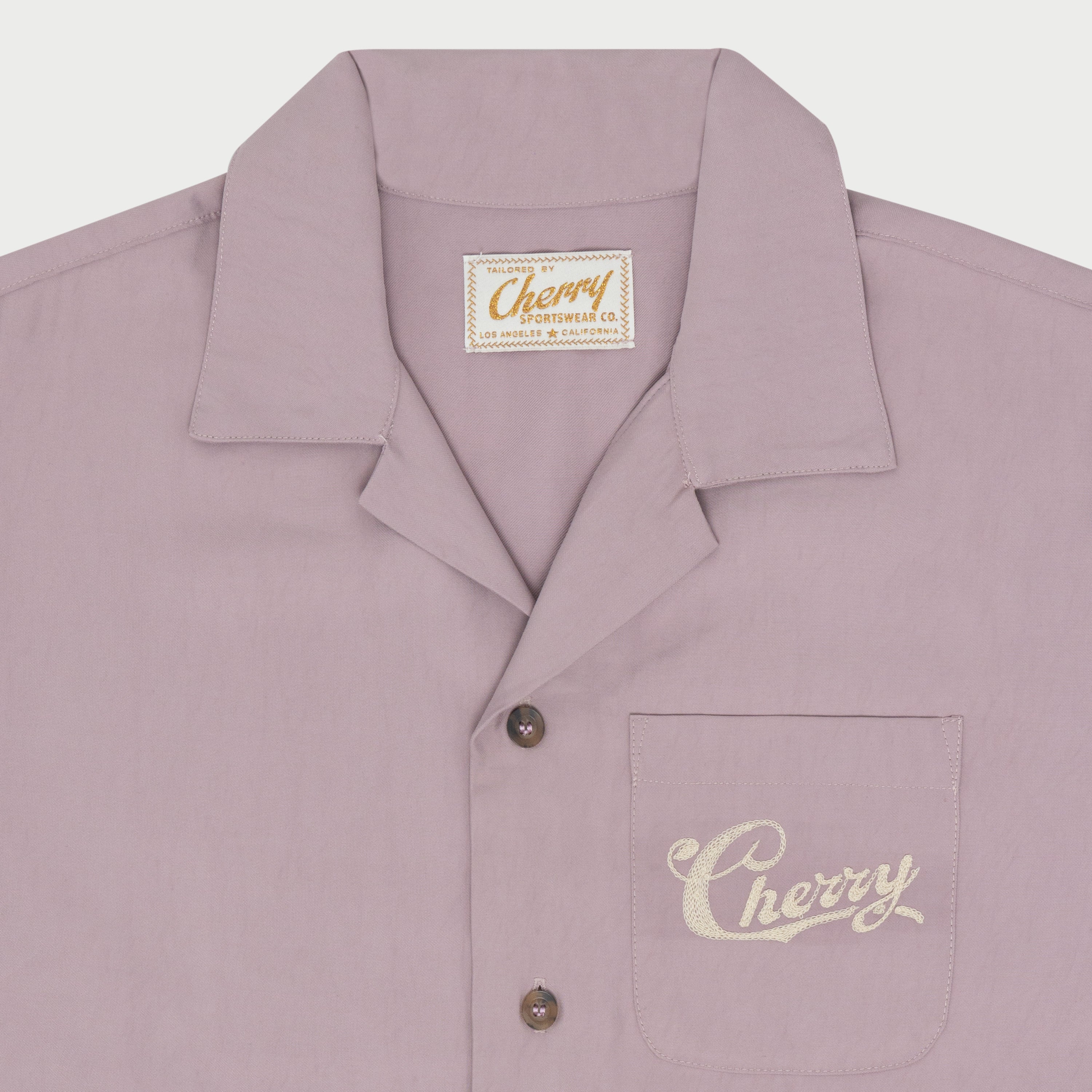 American Flavor Bowling Shirt (Dusty Pink) – CHERRY LA