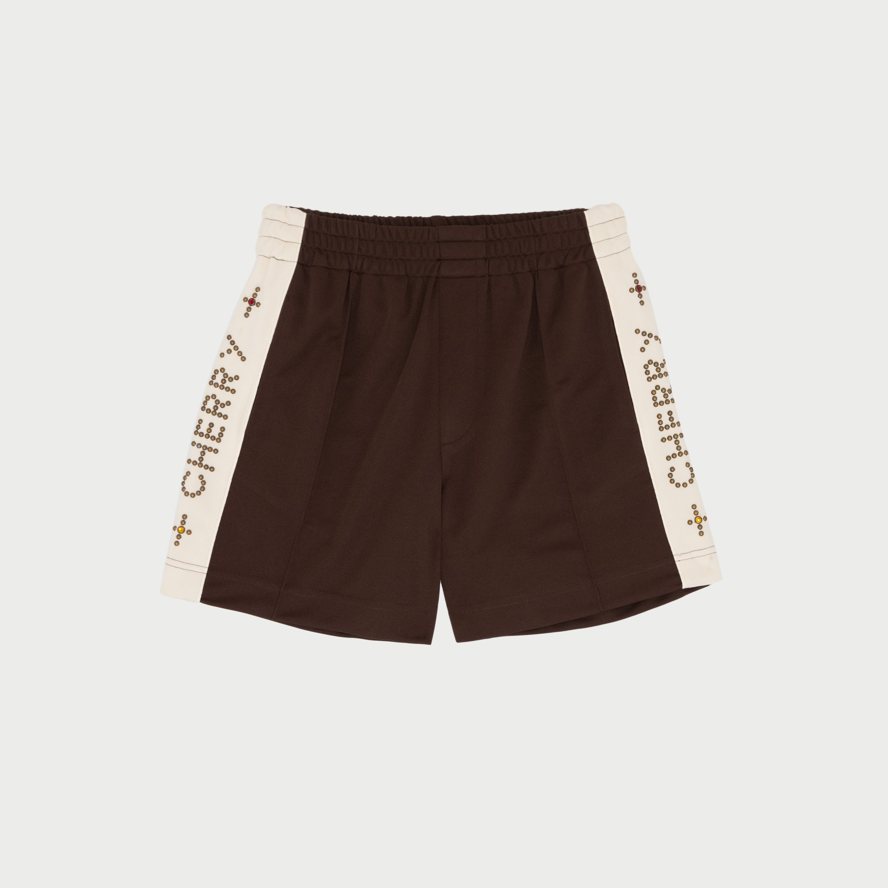 Studded Shorts (Brown)