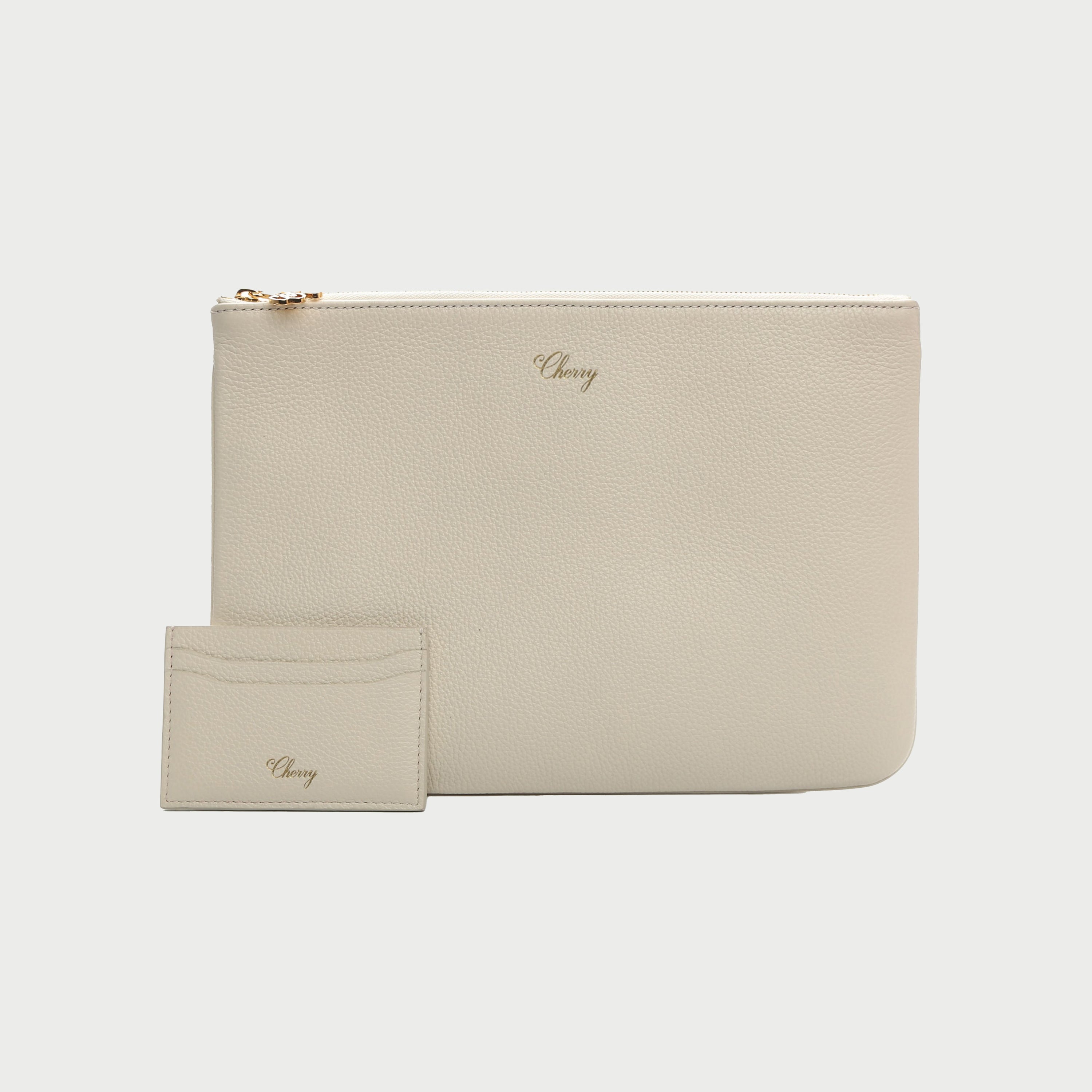 Leather Pouch (Cream)