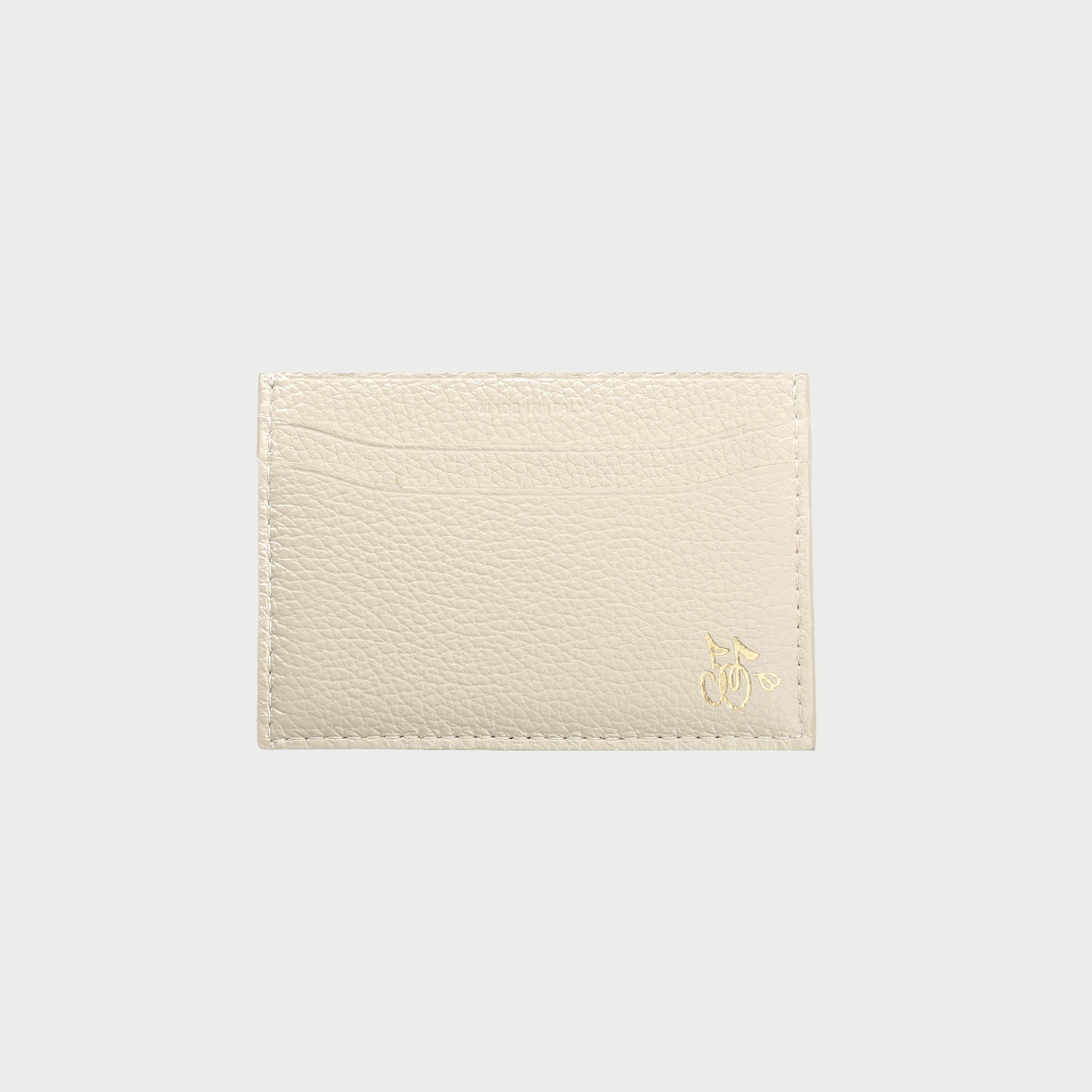Leather Card Holder (Cream)
