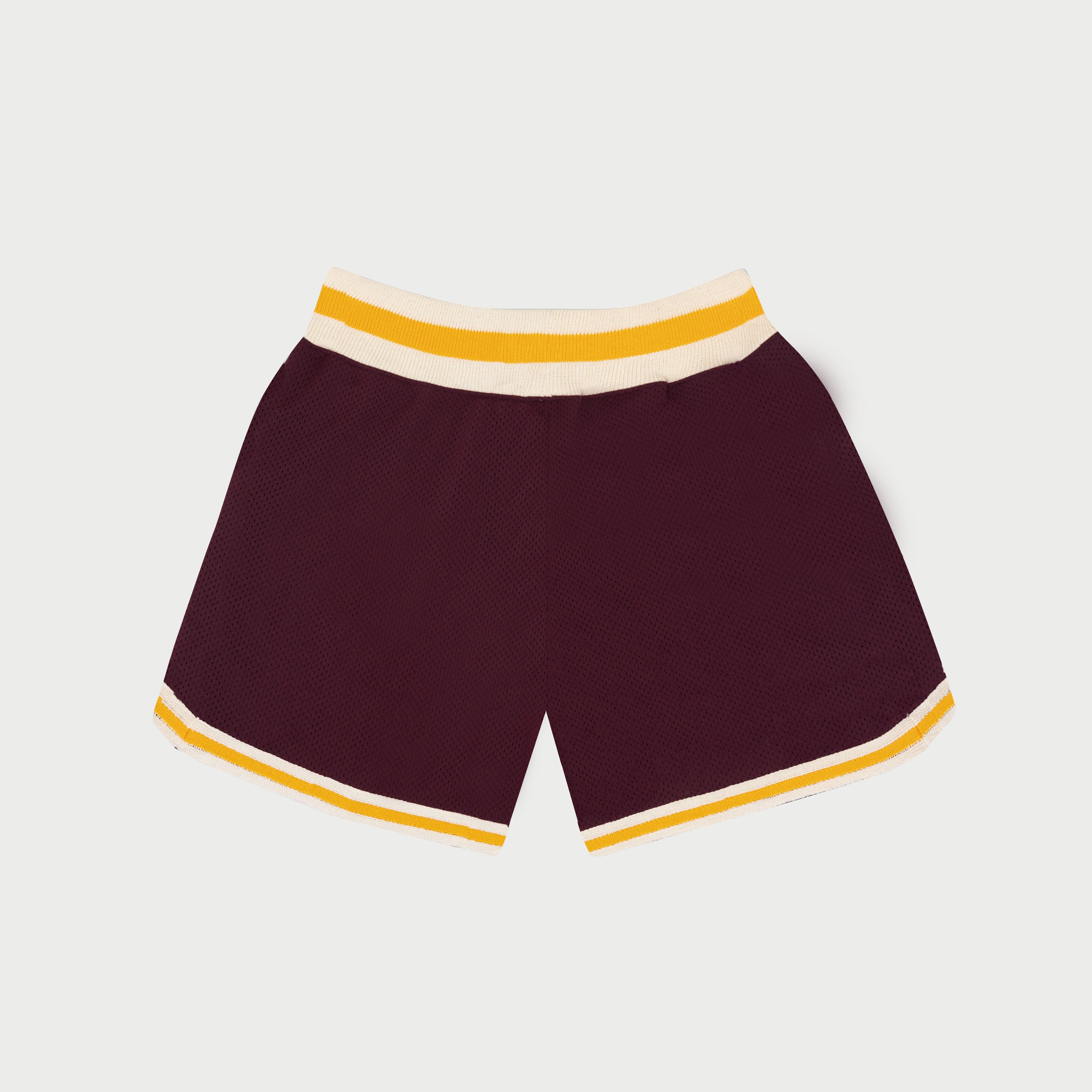 Mesh B-Ball Shorts (Maroon)