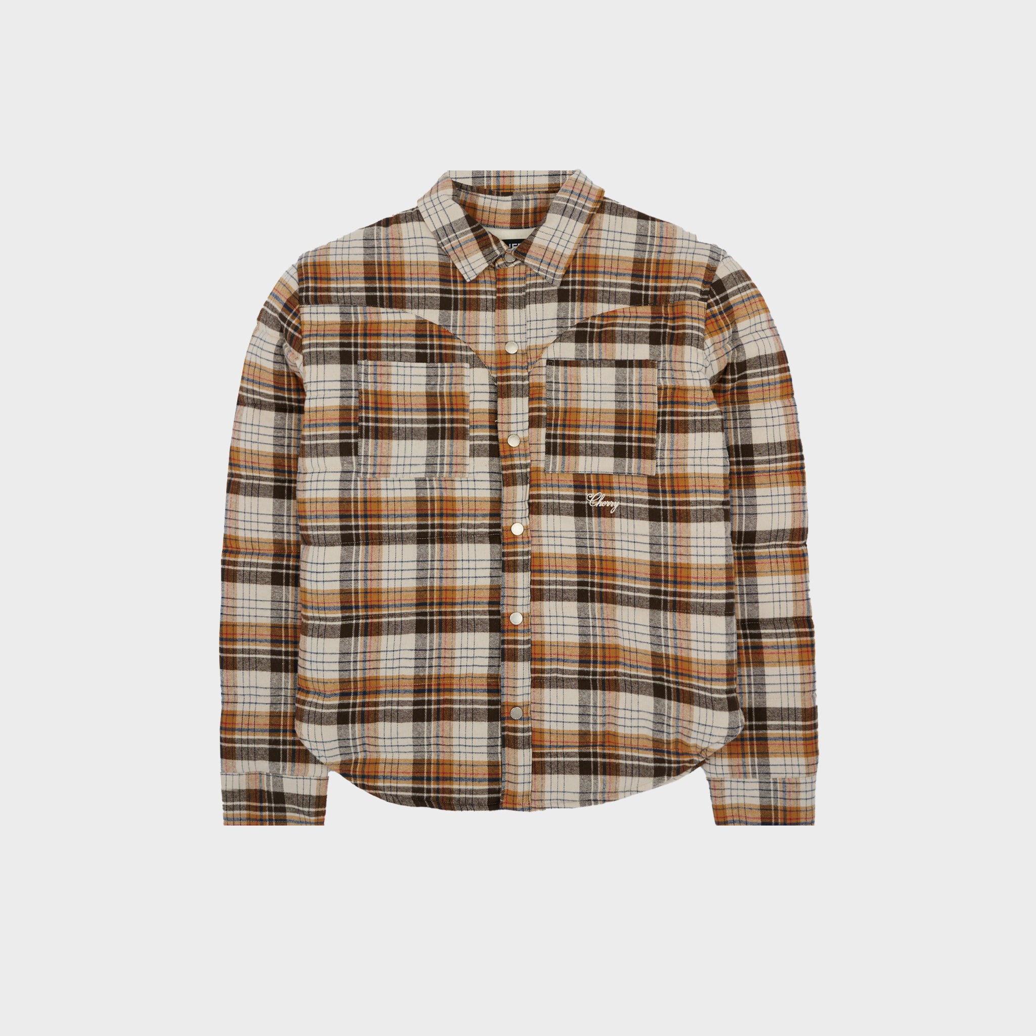 Quilted Flannel Shirt Jacket (Mojave)