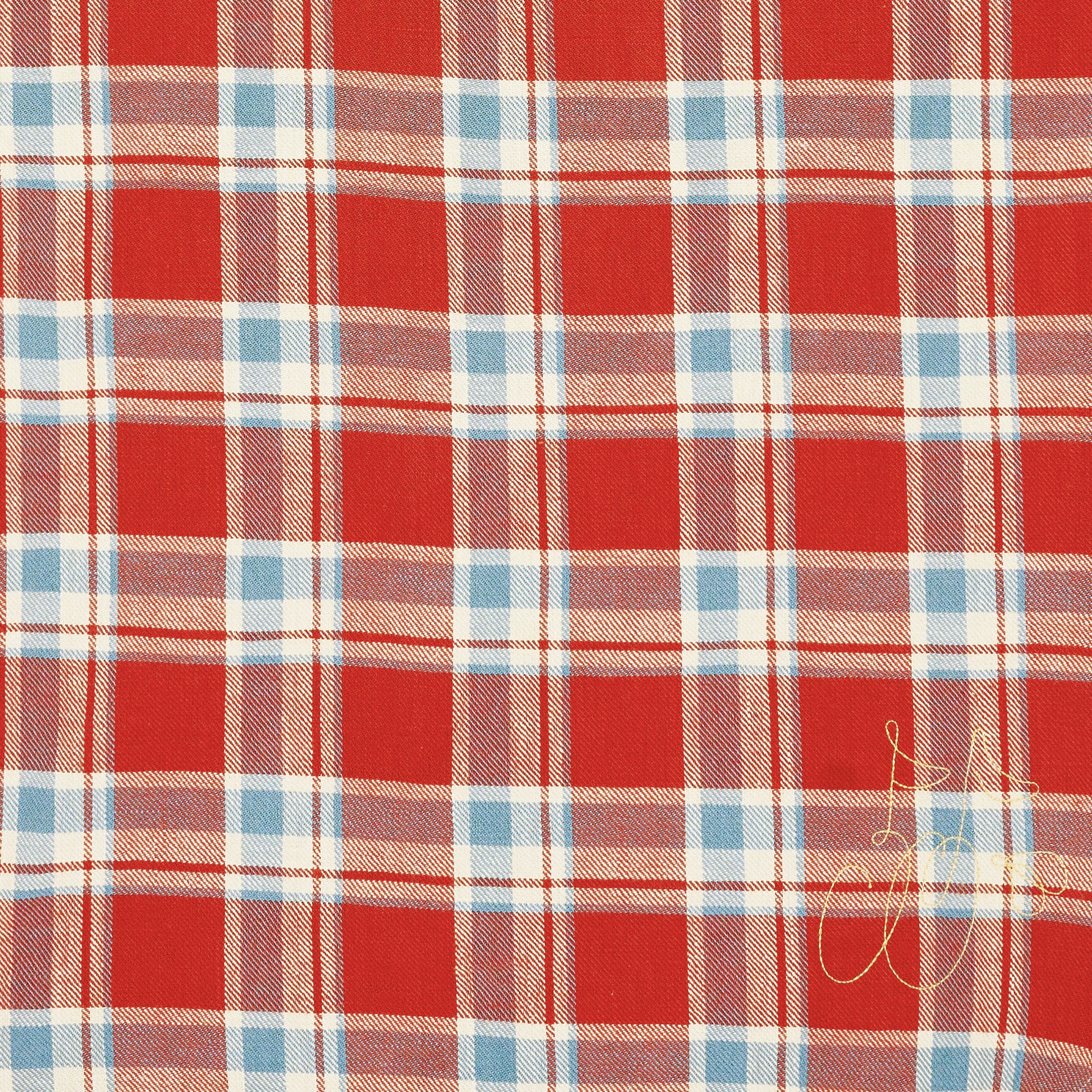 Western Flannel Shirt (Red Plaid)