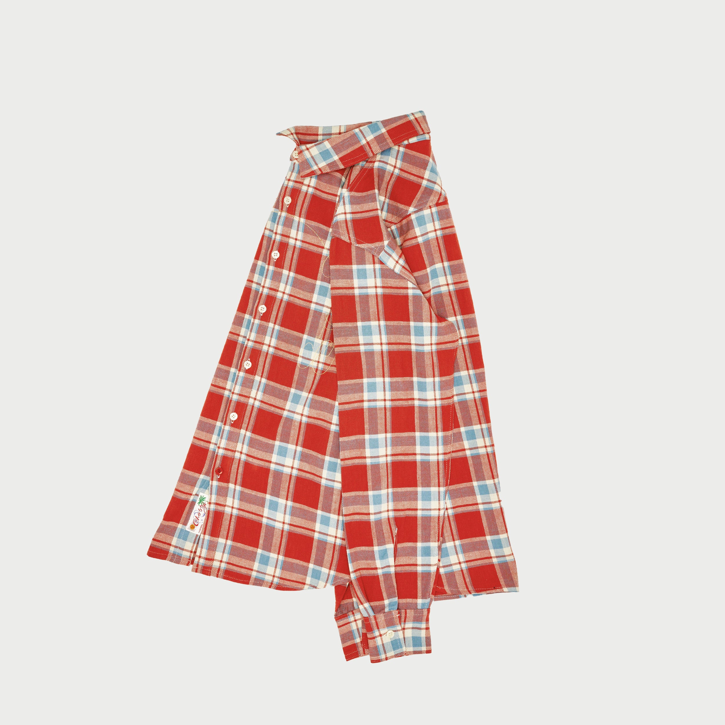 Western Flannel Shirt (Red Plaid) – CHERRY LA