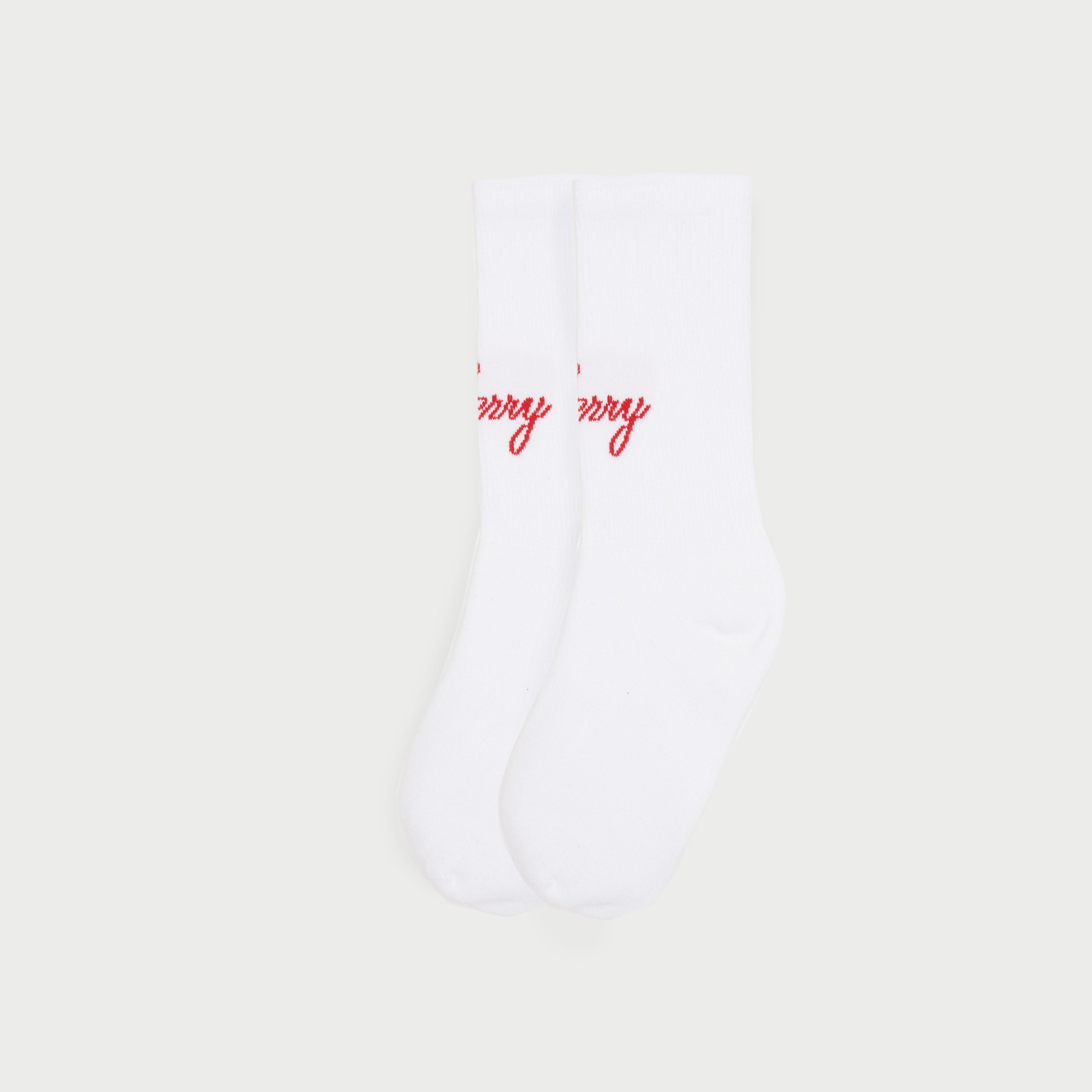 American Classic Socks (White/Red)