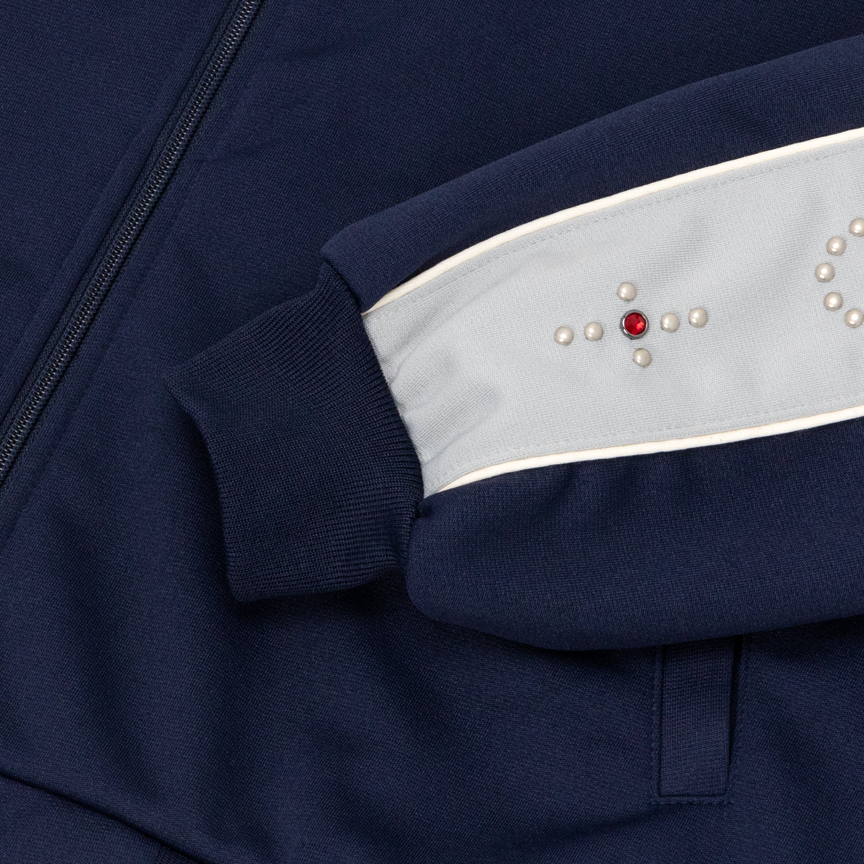 Studded Track Jacket (Navy) – CHERRY LA