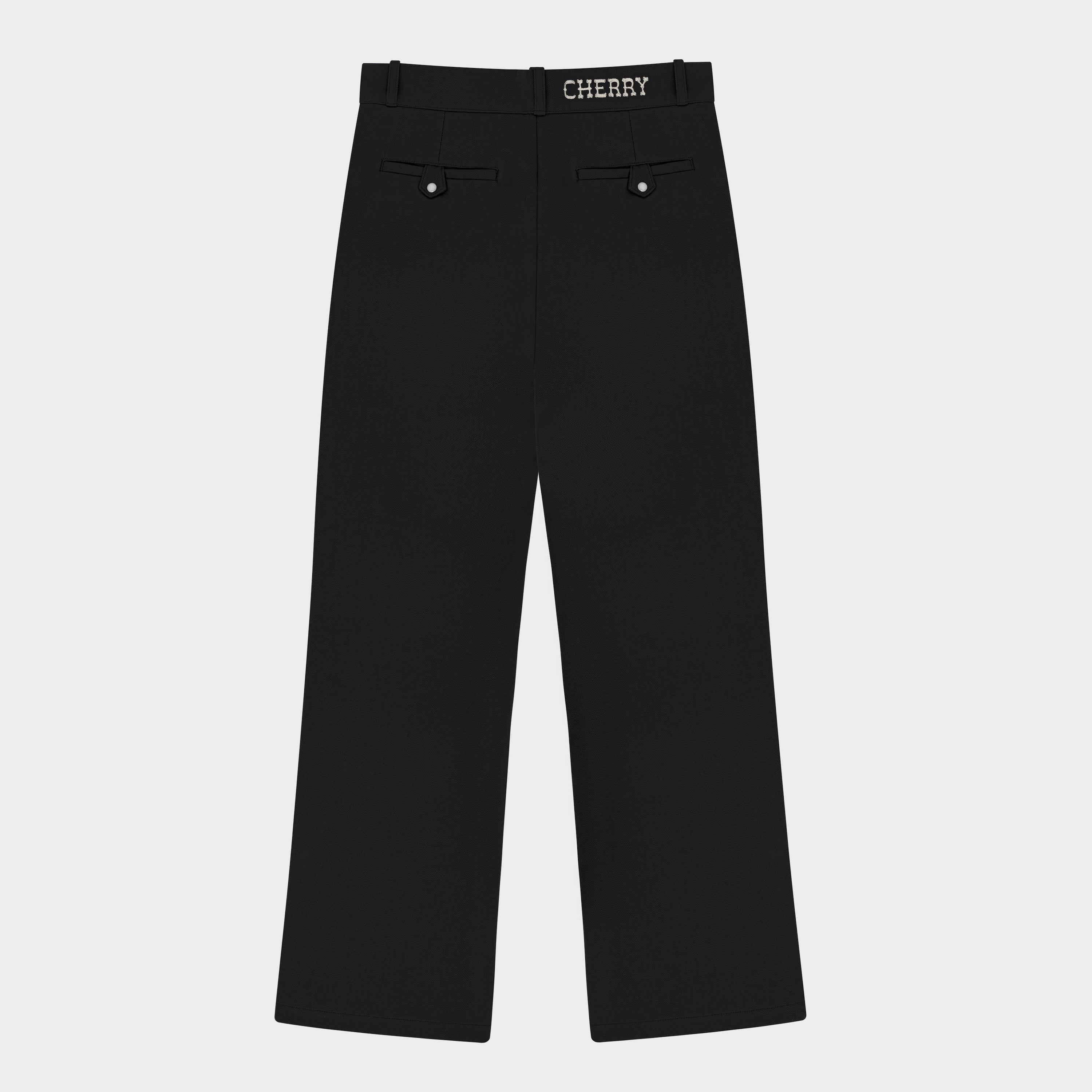 Western Chino Pants (Black)