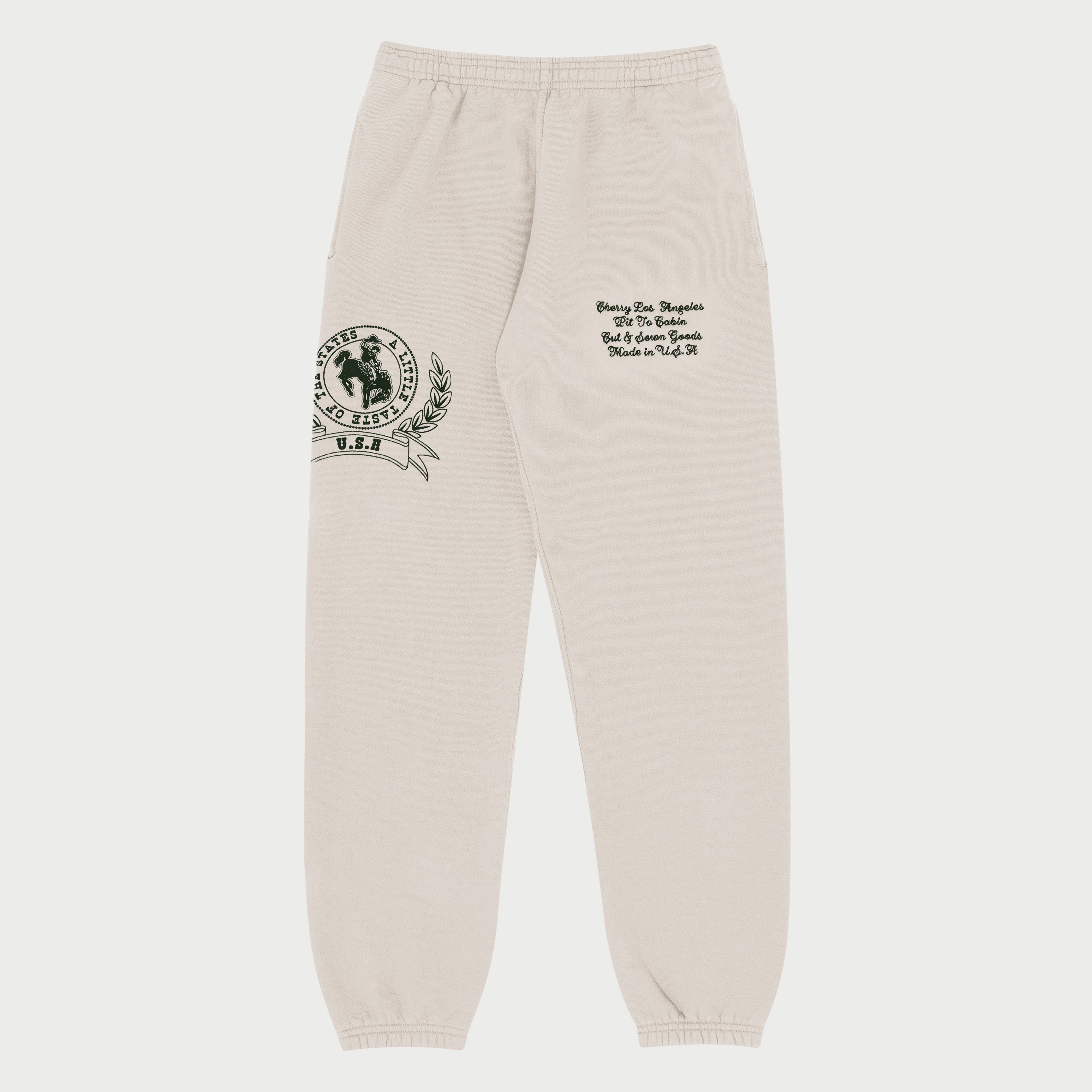 Rodeo Athletic Sweatpants (Cream)