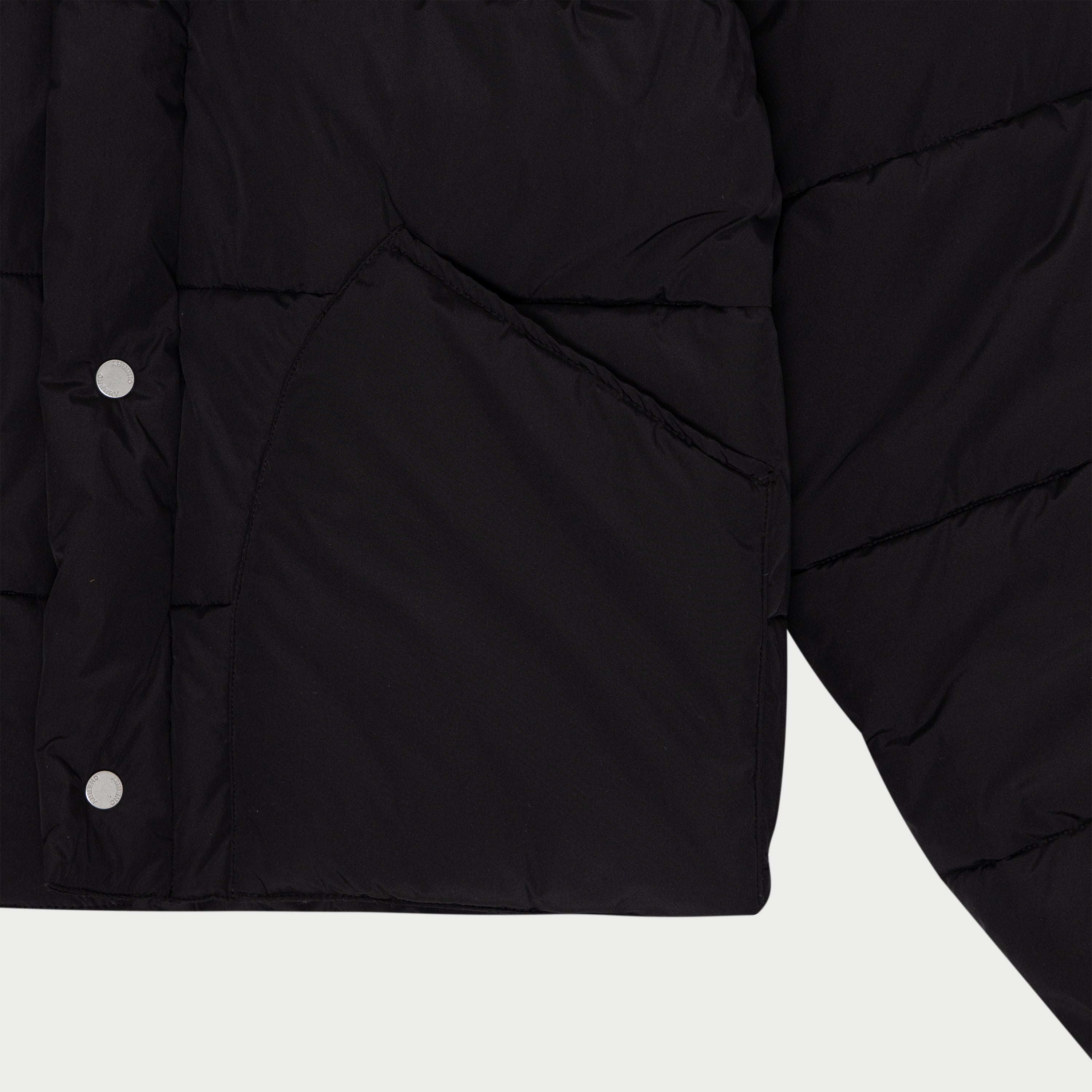 Western Puffer Jacket (Black)